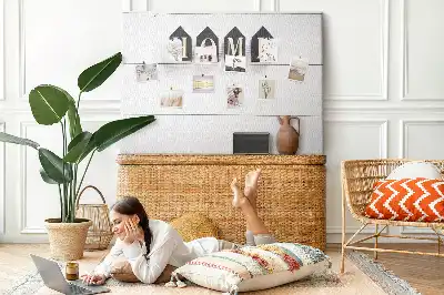 Panou din plută pentru decor cu text Home