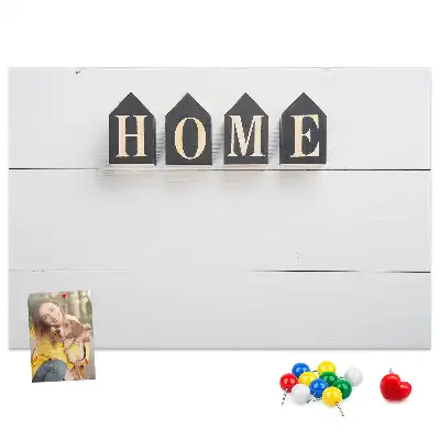 Panou din plută pentru decor cu text Home
