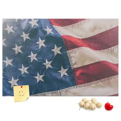 Tablă de plută cu design steag american