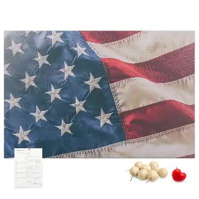 Tablă de plută cu design steag american