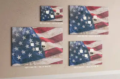 Tablă de plută cu design steag american