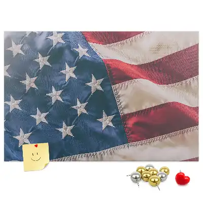 Tablă de plută cu design steag american