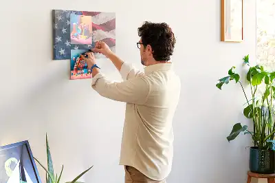 Tablă de plută cu design steag american