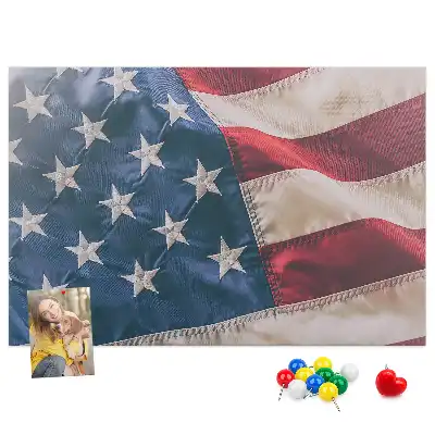 Tablă de plută cu design steag american
