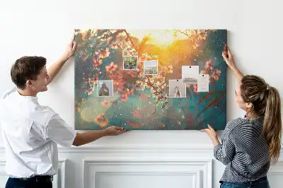 Tabla de pluta Primii muguri de primăvară