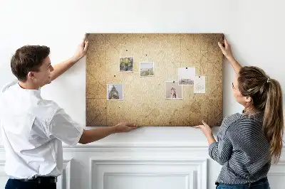 Panou din plută în formă de glob pământesc stil sepia