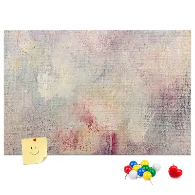 Tablou din plută cu design abstract pictat