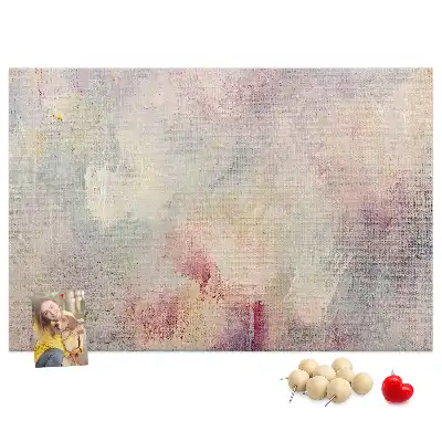 Tablou din plută cu design abstract pictat