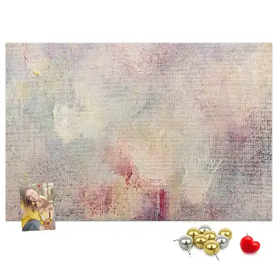 Tablou din plută cu design abstract pictat