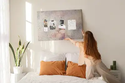 Tablou din plută cu design abstract pictat