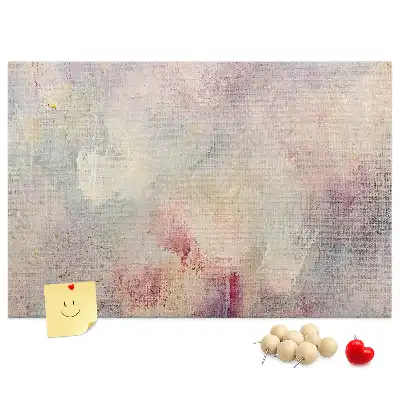 Tablou din plută cu design abstract pictat