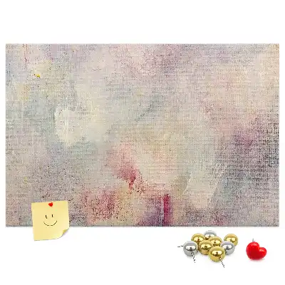 Tablou din plută cu design abstract pictat