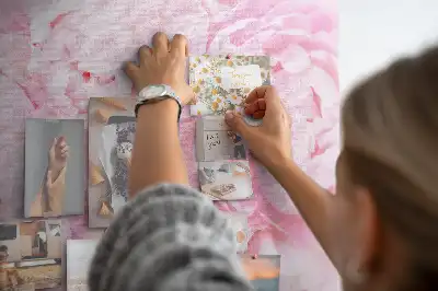 Panou din plută cu motiv floral