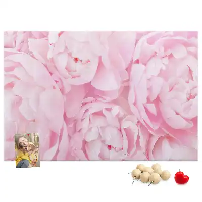 Panou din plută cu motiv floral