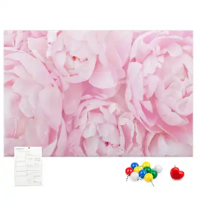 Panou din plută cu motiv floral