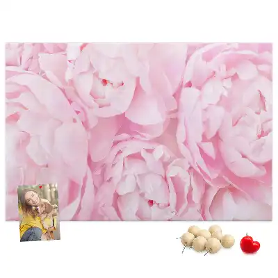 Panou din plută cu motiv floral