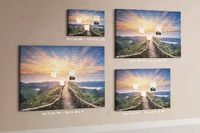 Panou plută Vedere spre munți și văi