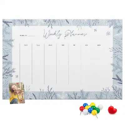 Panou de plută planificator săptămânal de iarnă