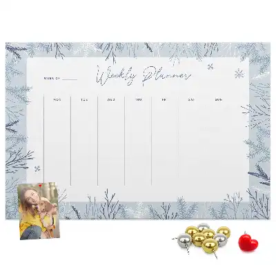 Panou de plută planificator săptămânal de iarnă