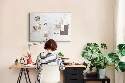 Panou din plută cu design decorativ de marmură