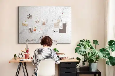 Panou din plută cu design decorativ de marmură