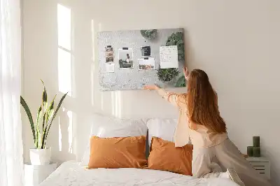 Tablă din plută pentru plante decorative