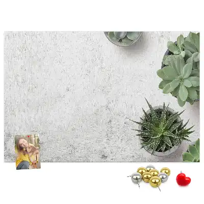 Tablă din plută pentru plante decorative