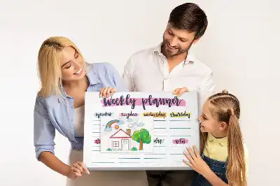 Panou de plută pentru planificare scris de mână