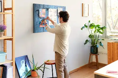Hartă a globului din plută cu design rustic