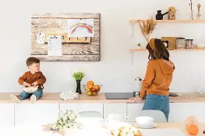 Tablă din plută cu motiv decorativ familial