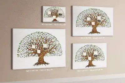 Tablă de plută cu design copac cu rădăcini