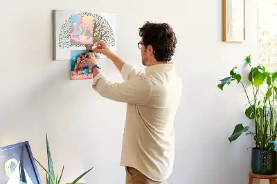Tablă de plută cu design copac cu rădăcini