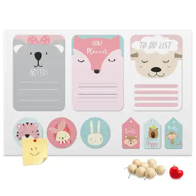 Semne de carte din plută Happy