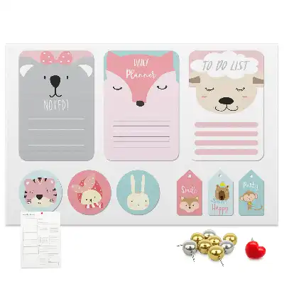 Semne de carte din plută Happy