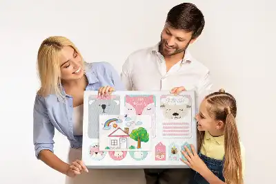Semne de carte din plută Happy