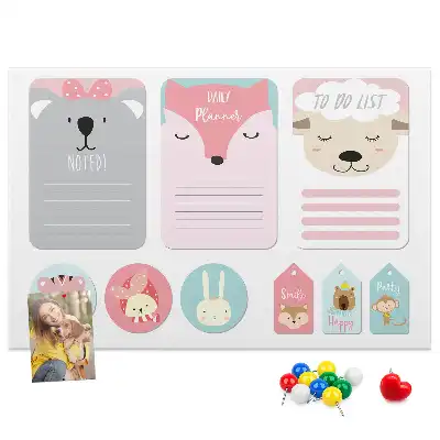 Semne de carte din plută Happy