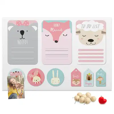 Semne de carte din plută Happy