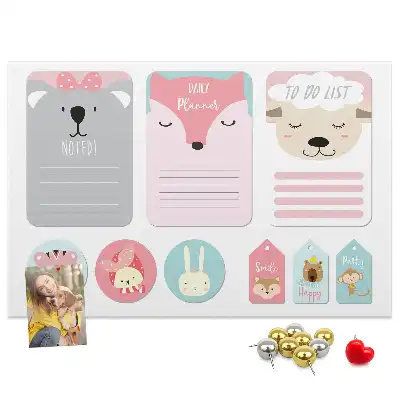 Semne de carte din plută Happy