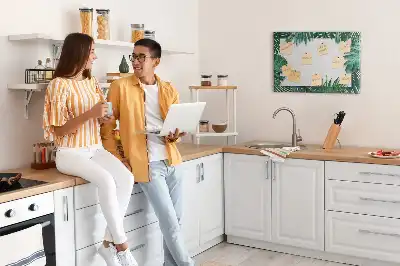 Tablă din plută cu imprimeu frunze verzi safari