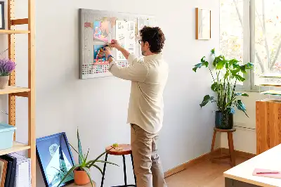 Panou din plută cu design hartă a lumii