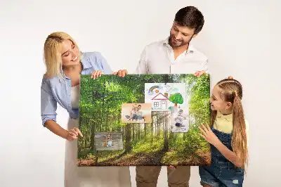 Tablou din plută Pădure la răsărit