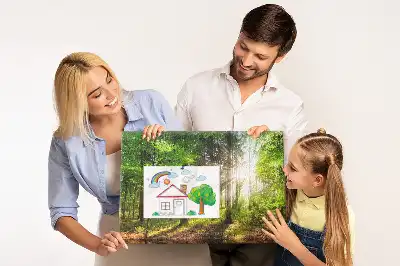 Tablou din plută Pădure la răsărit