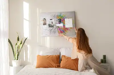 Tablou din plută cu grafică Minte creativă