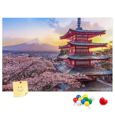 Panou din plută cu design Construcții japoneze