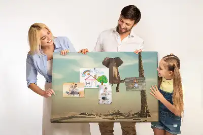 Tabla de pluta Elefant în copac