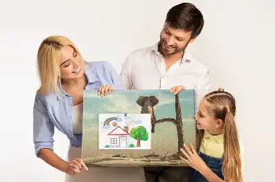 Tabla de pluta Elefant în copac