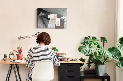 Panou de plută Compoziție modernă de figuri