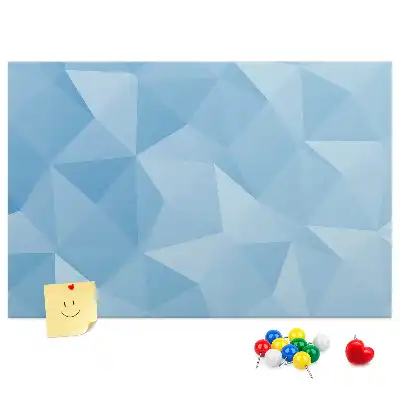 Tablă de plută cu model abstract triunghiuri geometrice