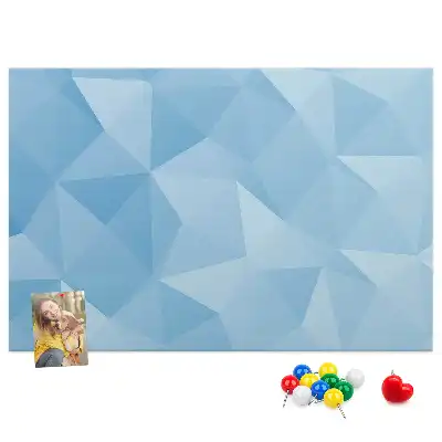 Tablă de plută cu model abstract triunghiuri geometrice