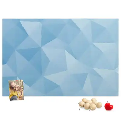 Tablă de plută cu model abstract triunghiuri geometrice